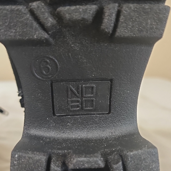 NOBO Black Ribbed Ankle Booties - Picture 10 of 10